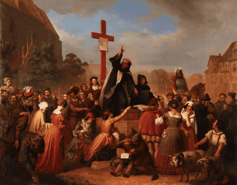 The Catholic Church Selling Indulgences (1500s)
