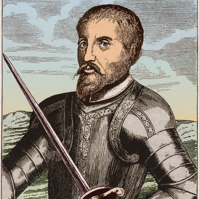 Hernando de Soto, Spanish Explorer, 1542