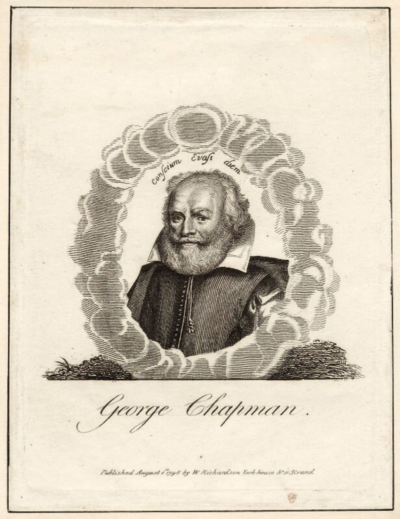 George Chapman, English dramatist and poet, 1634