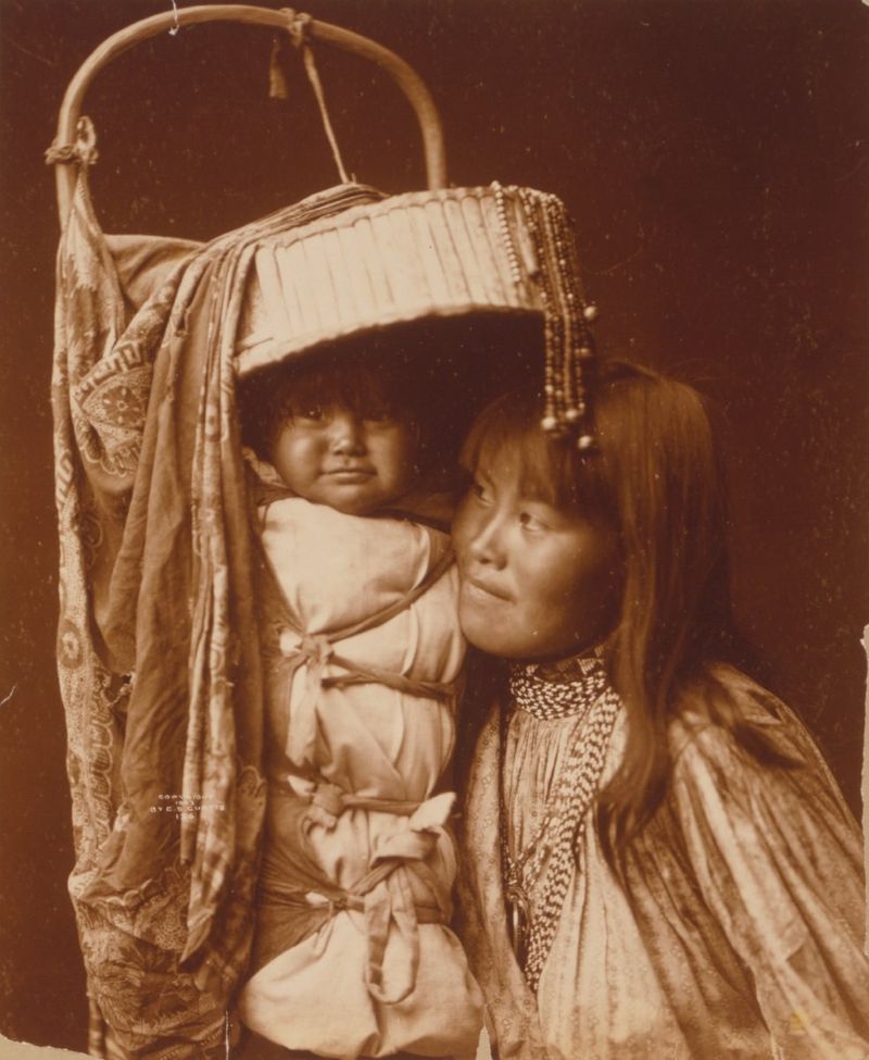Apache Woman with Child, Southwest USA (1903)