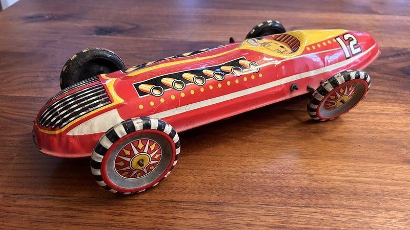 Tin Lithograph Wind-Up Cars