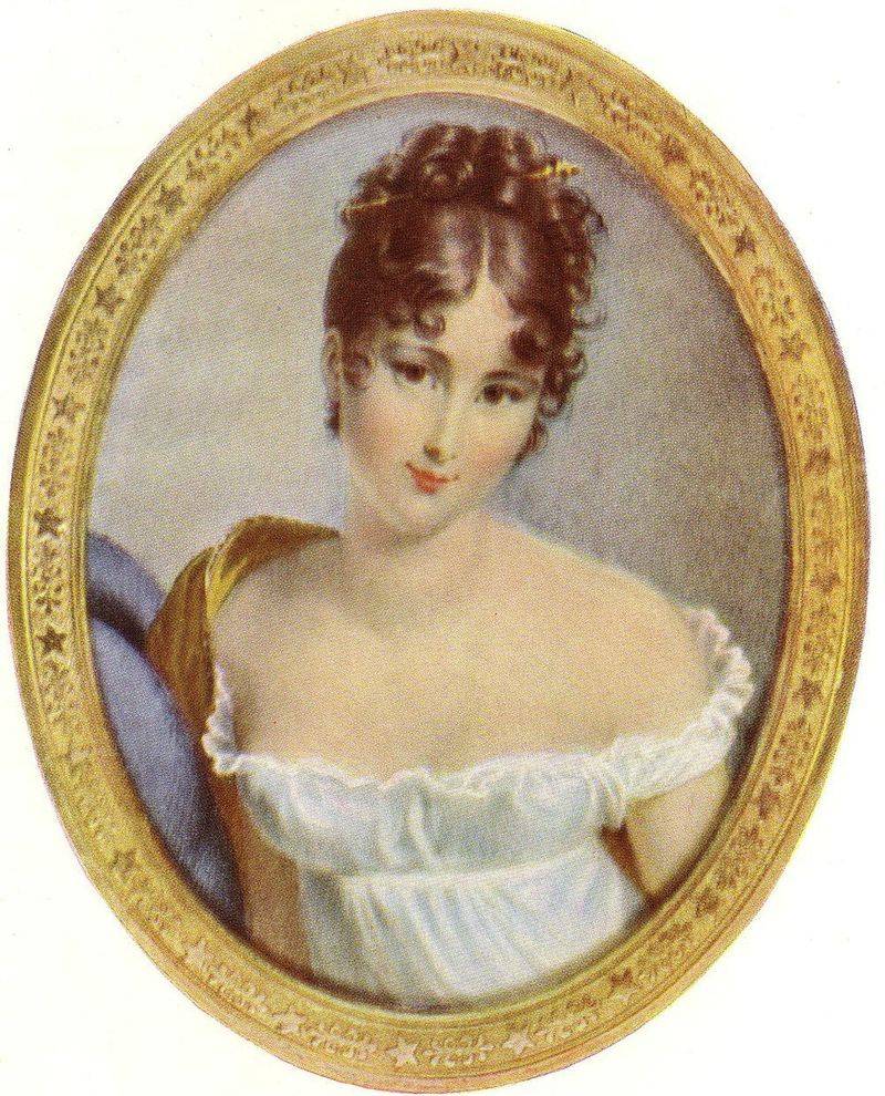 Juliette Récamier, French socialite, 1849