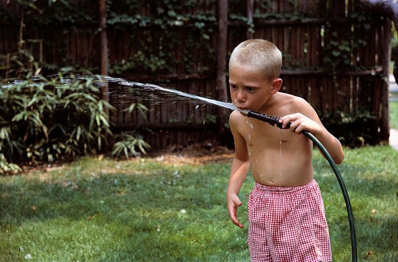 Drinking from the Garden Hose