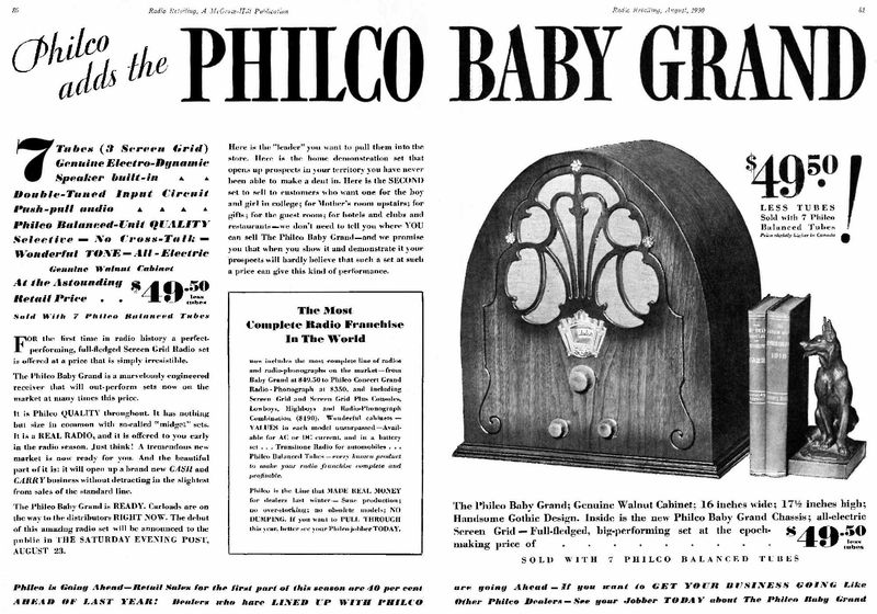 Baby Grand Radio Consoles