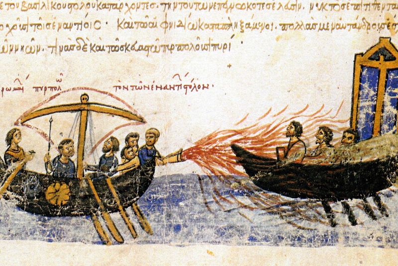Greek Fire (Unstoppable Byzantine Weapon)