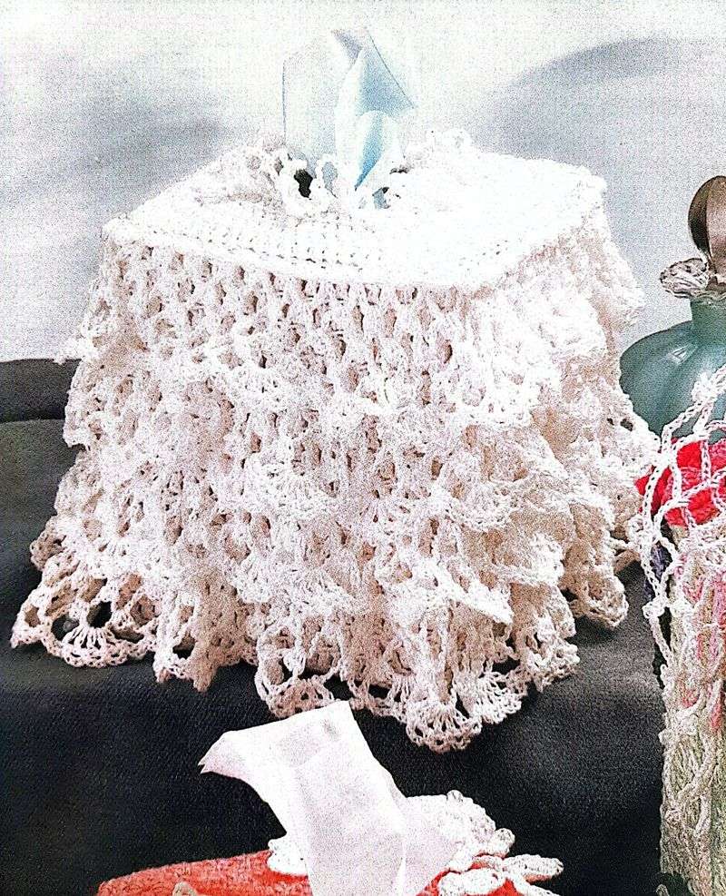 Crocheted Tissue Box Covers