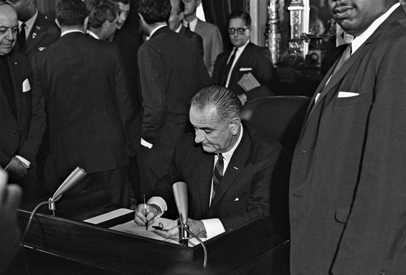 Lyndon B. Johnson: Civil Rights Champion with Vietnam's Shadow