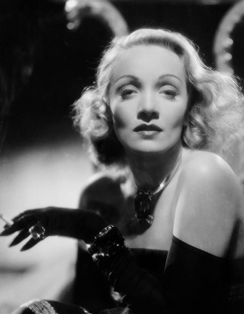 Marlene Dietrich, German-American actress and singer, 1992