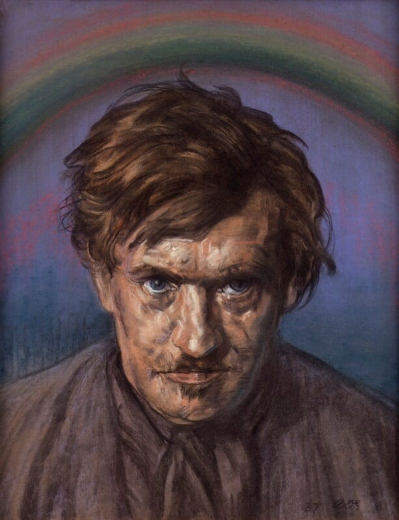 Austin Osman Spare, English Painter and Occultist, 1956