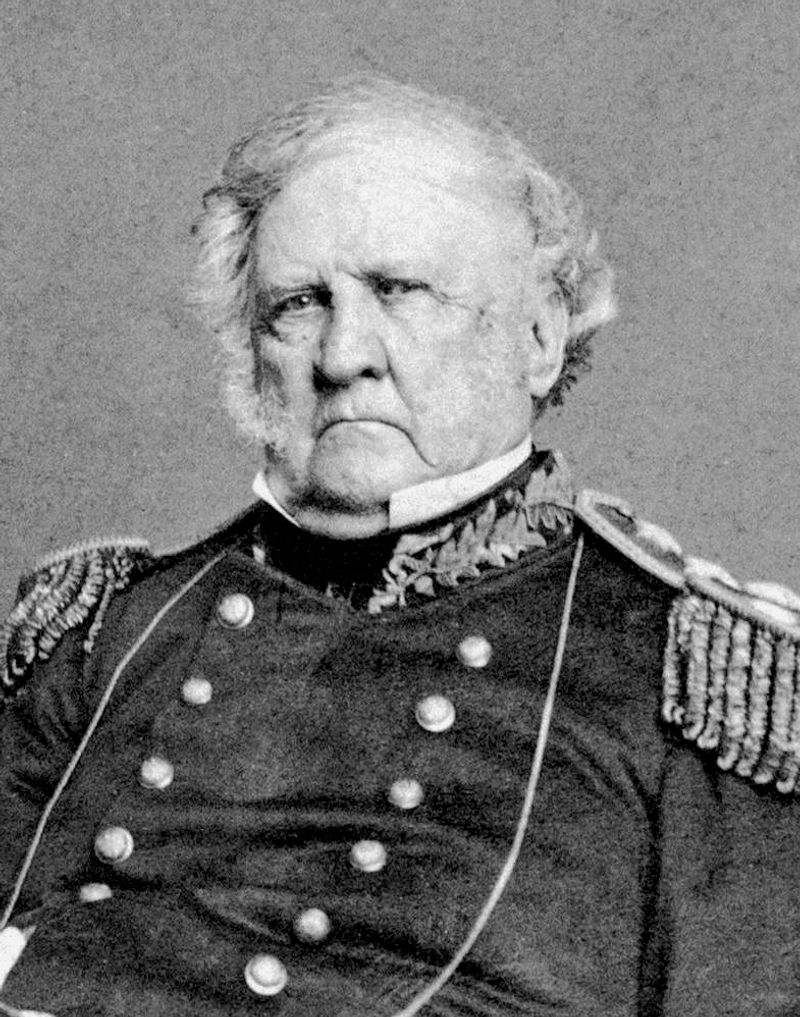 Winfield Scott, American general and presidential candidate, 1866