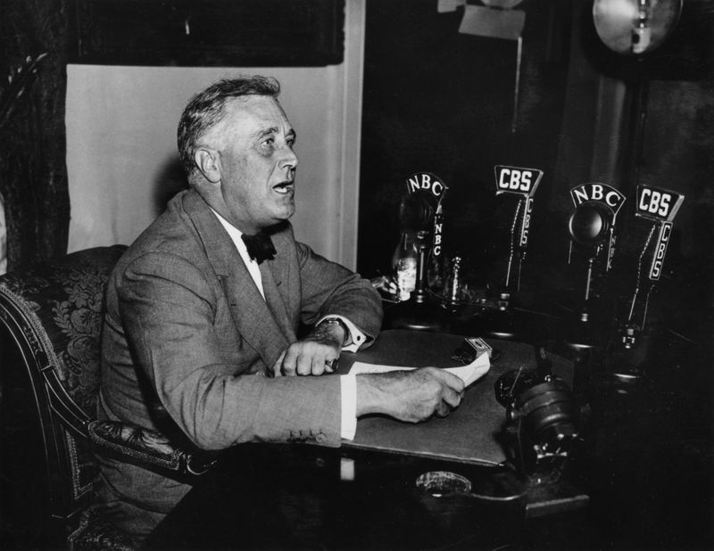 Franklin D. Roosevelt (1882–1945) – His fireside chats reassured a nation during the Great Depression and war.