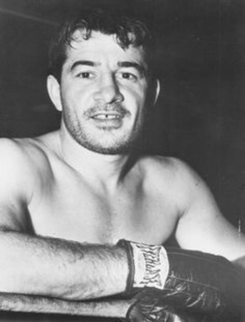Rocky Graziano, American Boxer, 1990