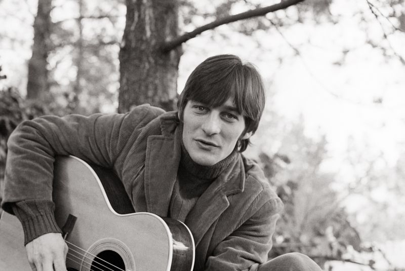 Gene Clark, American singer-songwriter (The Byrds), 1991