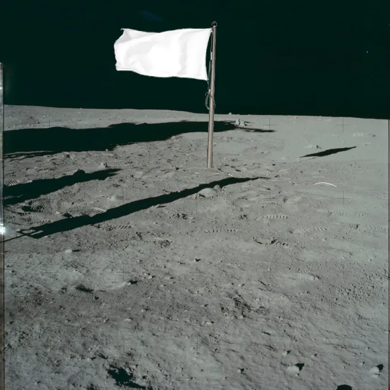 Some Flags Are Probably Sun-Bleached White by Now