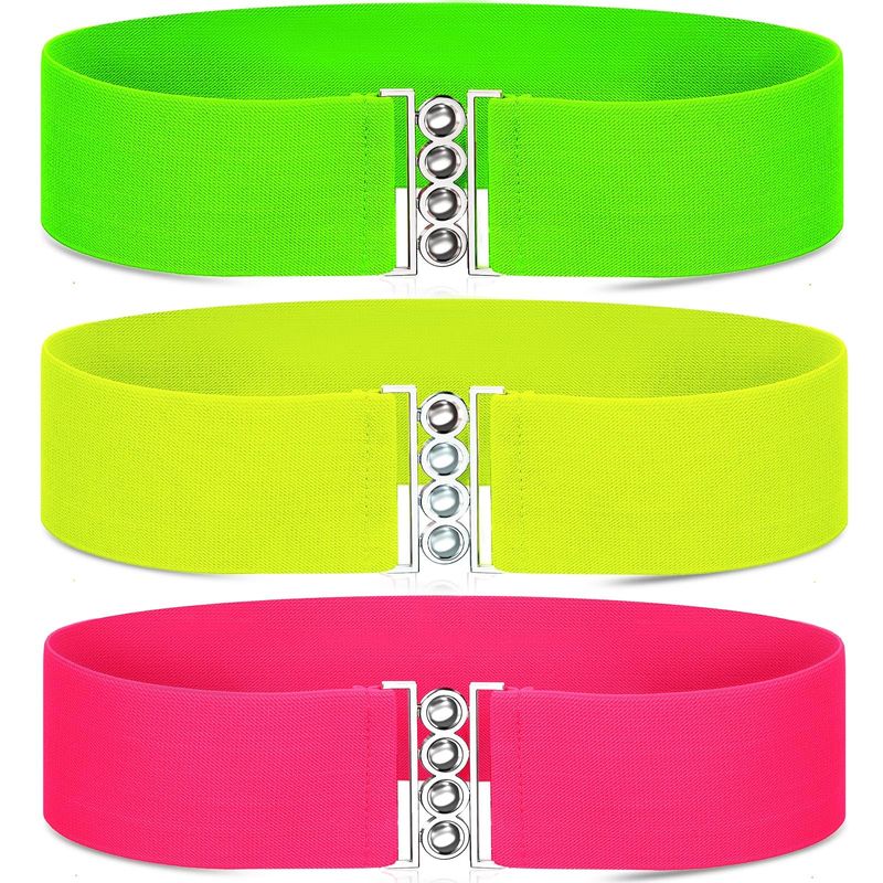 Neon stretch belts