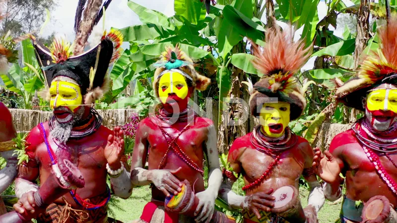 Huli Wigmen, Papua New Guinea (1920s)