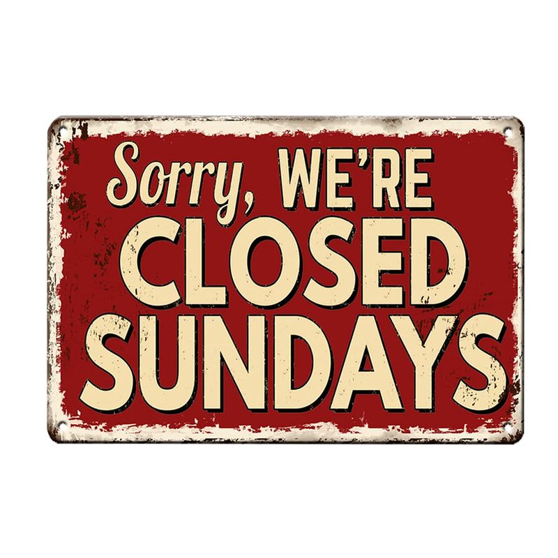 No Shopping on Sundays