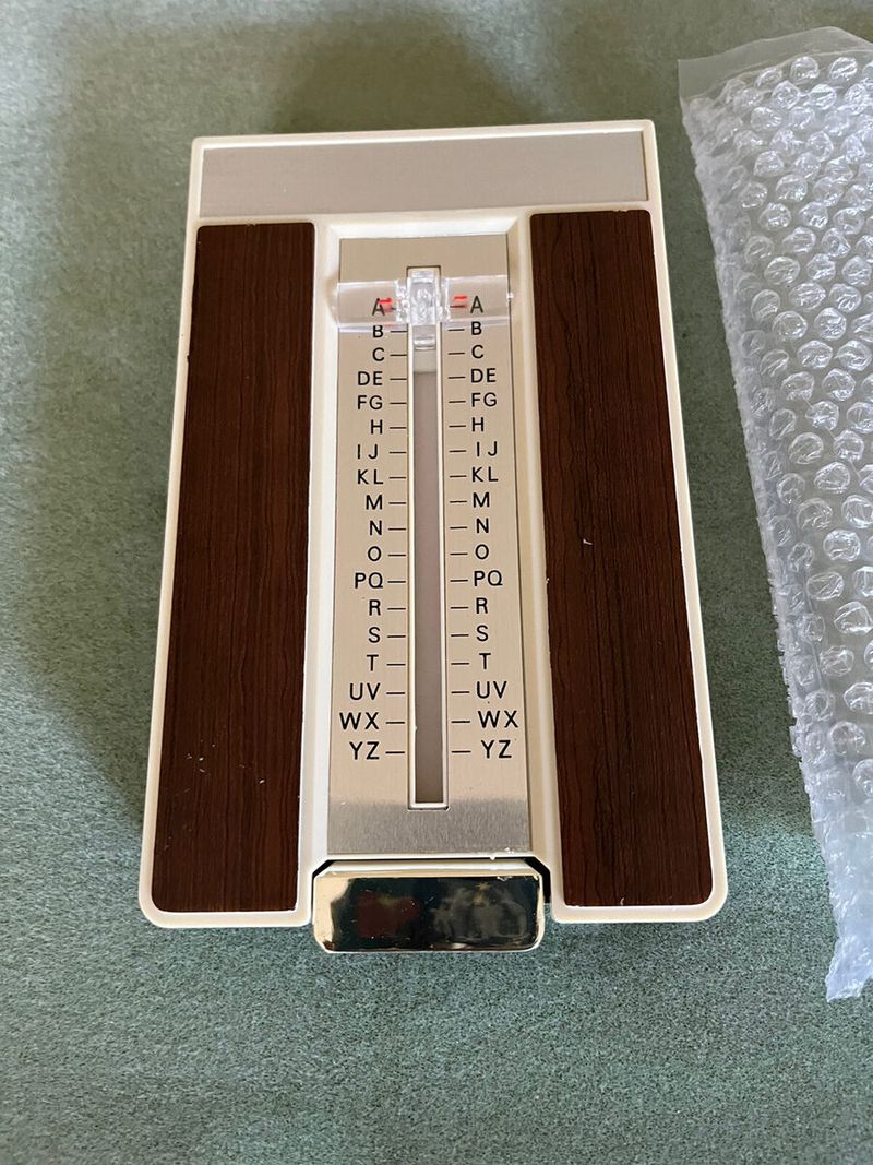 A Rolodex Card or Mini Address Book