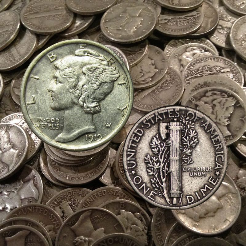Silver Mercury Dimes