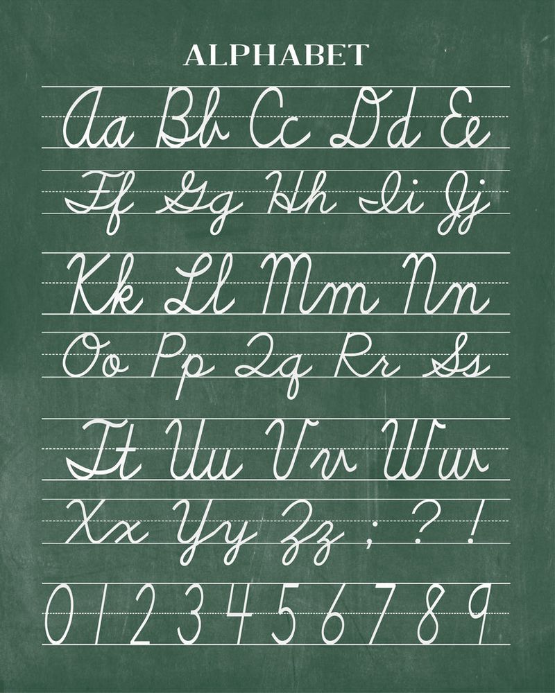 Cursive Writing (Penmanship)