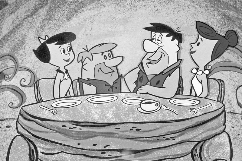 Saturday Morning Cartoons on a Black-and-White TV