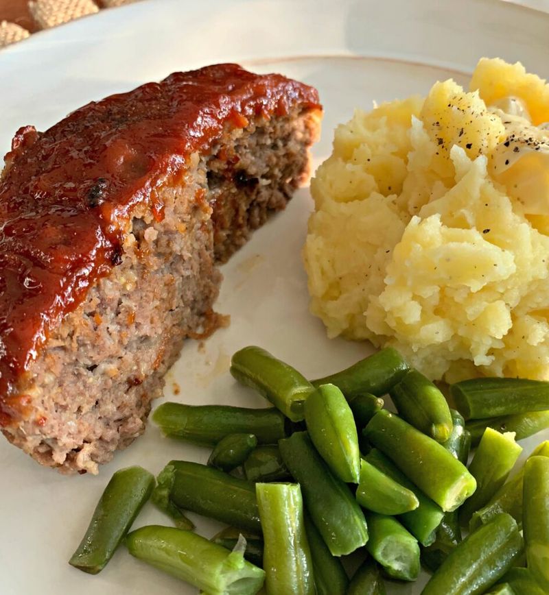 Meatloaf and Mashed Potatoes