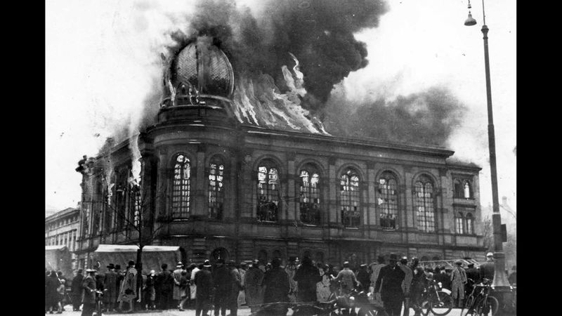 1938: Kristallnacht—The Night of Broken Glass