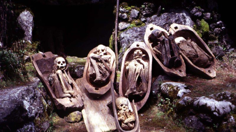 3. The Elderly Carved Their Own Coffins