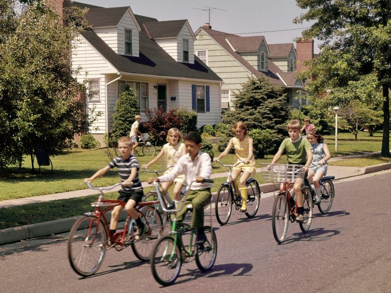 Rode Bikes Until the Streetlights Came On