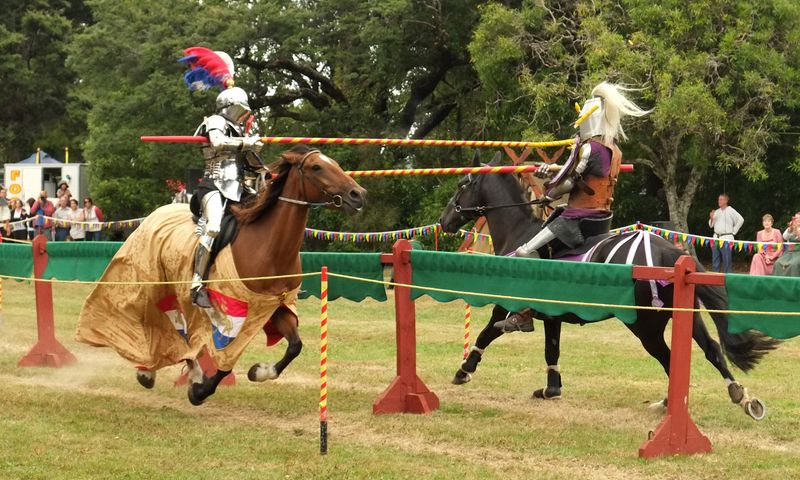 8. Medieval Jousting (Lances to the Face)