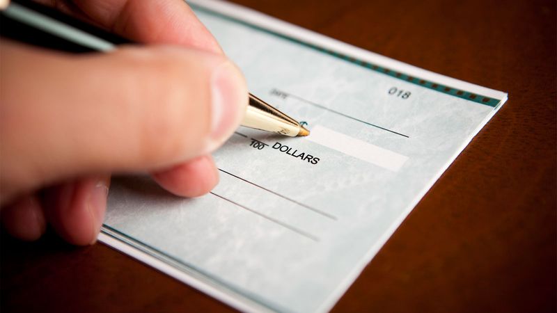 Writing Checks at the Grocery Store