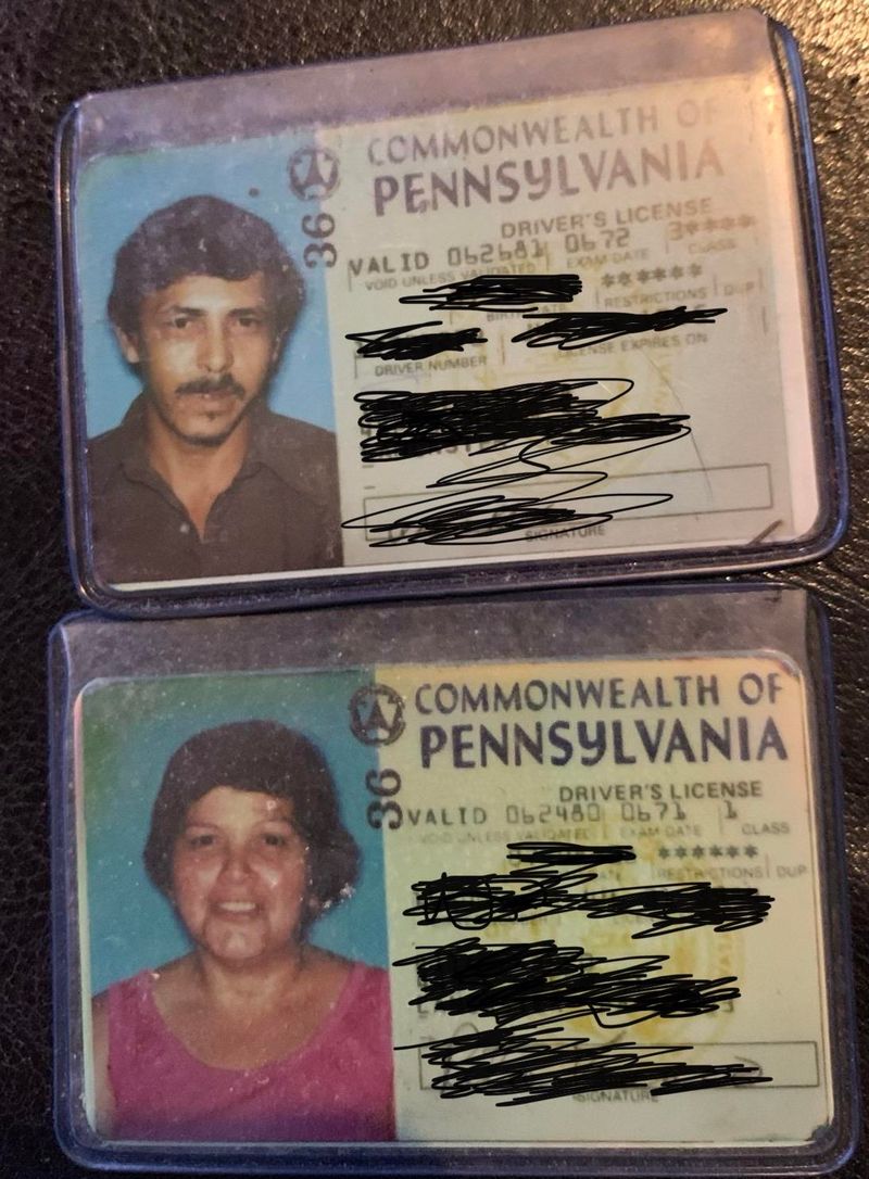 A Driver's License with a Truly Awful Photo