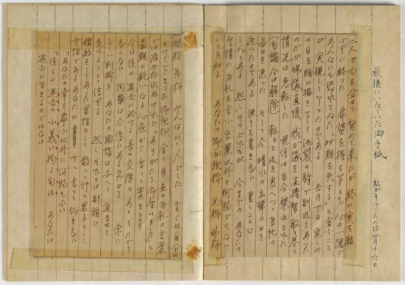 The Pilot's Heartfelt Final Letter