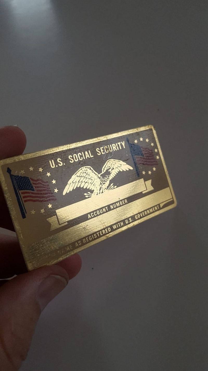 A Social Security Card (Even Though You Weren't Supposed to Carry It)
