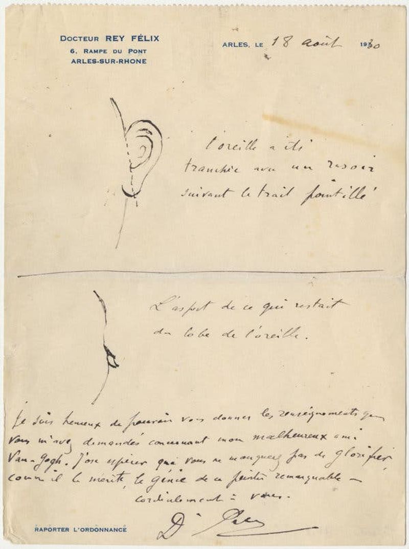 Vincent van Gogh’s Ear (1889?)