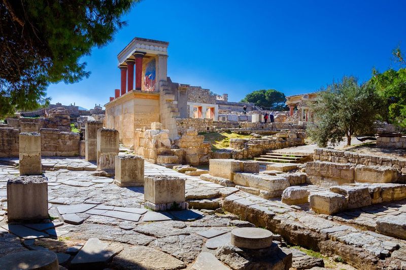 Knossos, Crete - Legendary Minoan palace of the Minotaur