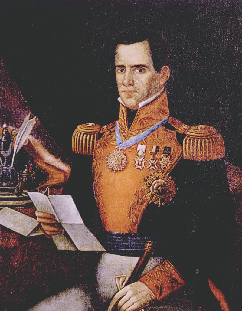 Antonio López de Santa Anna, Mexican general & president, 1876