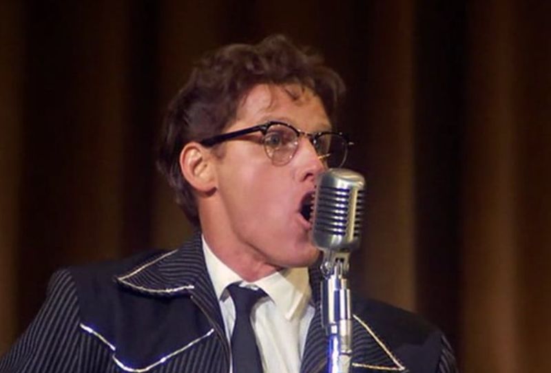Gary Busey as Buddy Holly in The Buddy Holly Story