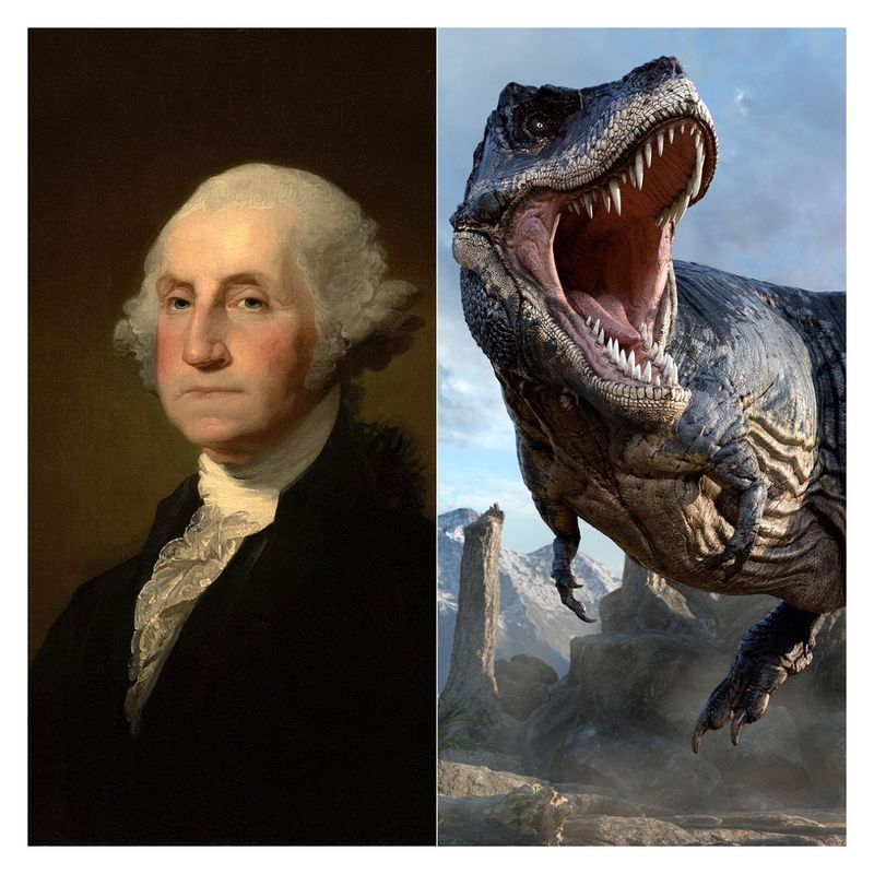 George Washington Never Knew Dinosaurs Existed