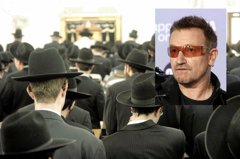 Bono Once Disguised Himself as a Hassidic Jew to Avoid Paparazzi