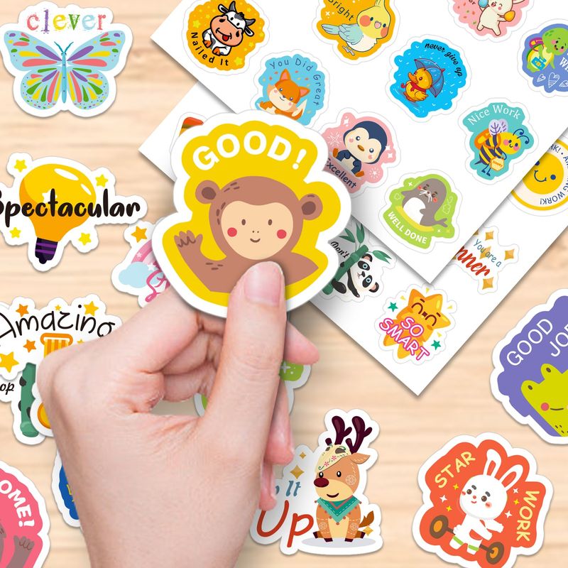 Getting Stickers for Small Achievements
