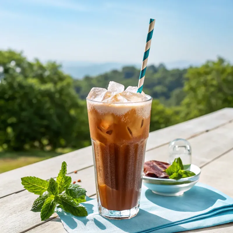 Iced Coffee with Chicory