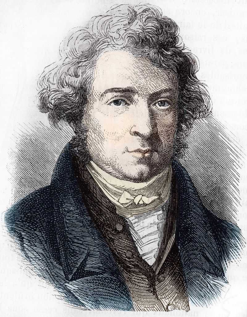 André-Marie Ampère, French Physicist and Mathematician, 1836