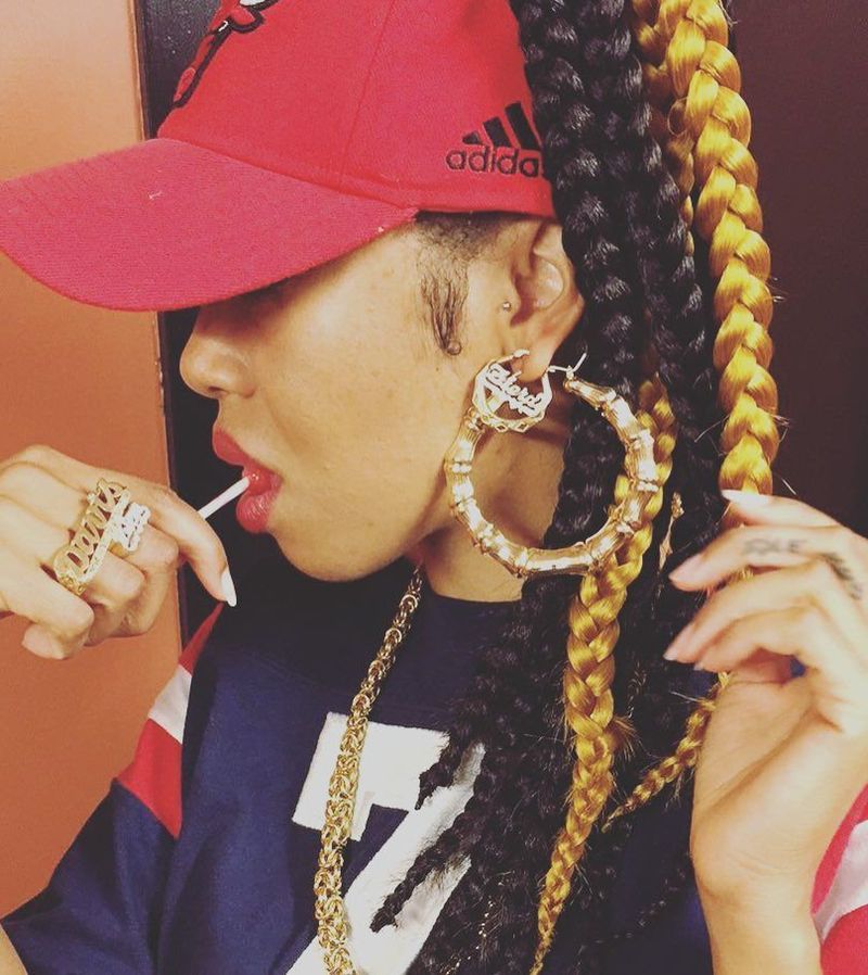 Hoops & Bamboo Earrings