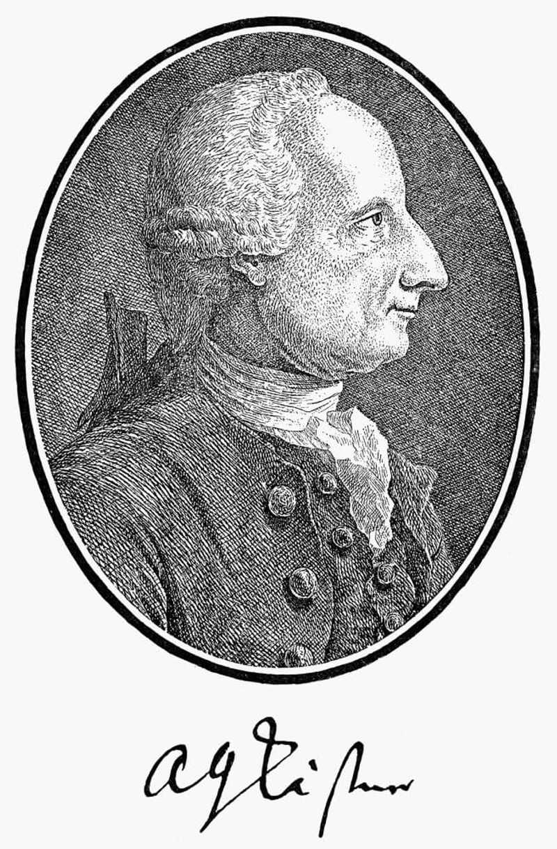 Abraham Gotthelf Kästner, Mathematician, 1800