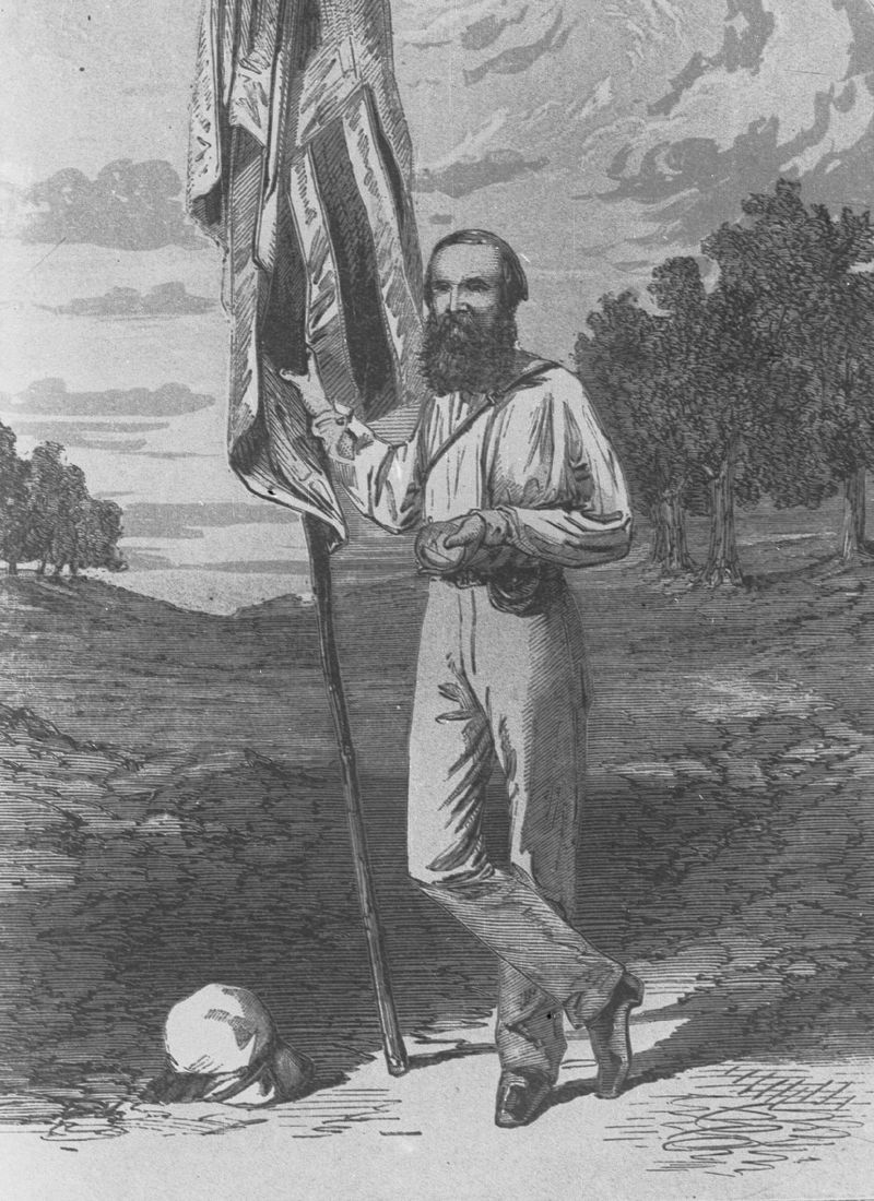 John McDouall Stuart, Scottish explorer, 1866