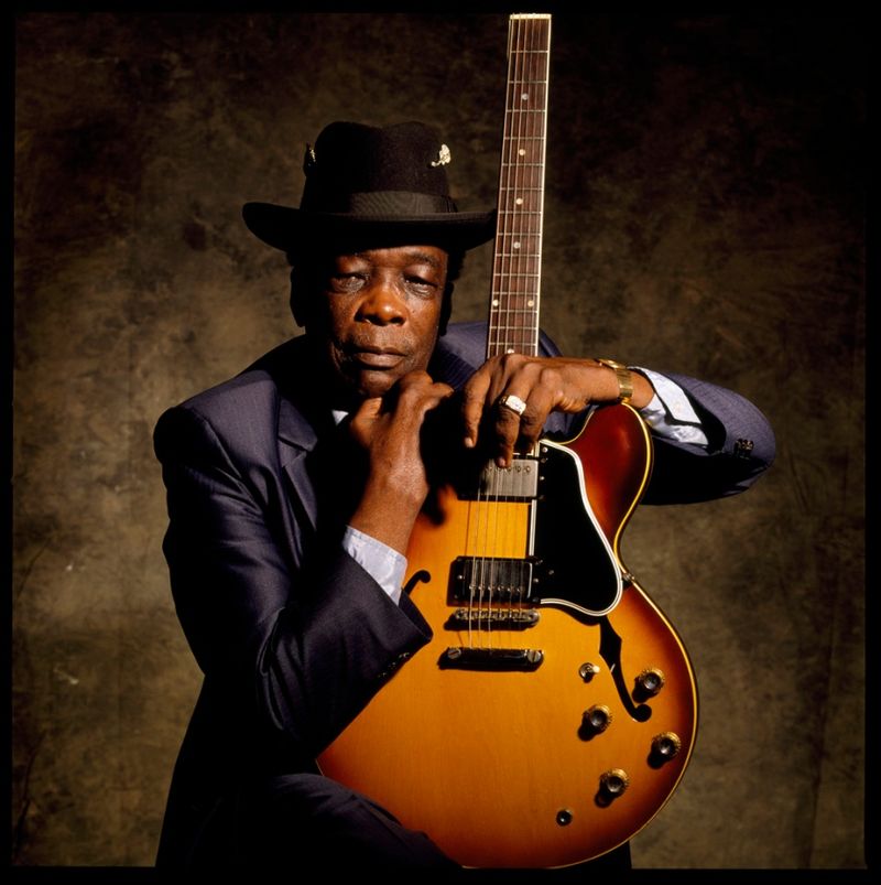John Lee Hooker, Blues musician, 2001