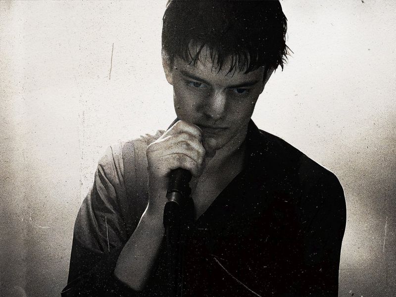 Sam Riley as Ian Curtis in Control