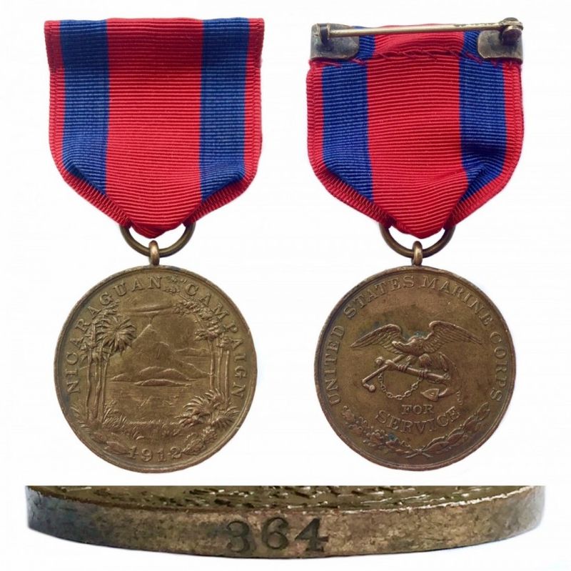 Nicaraguan Campaign Medal (1912 and 1933 versions)