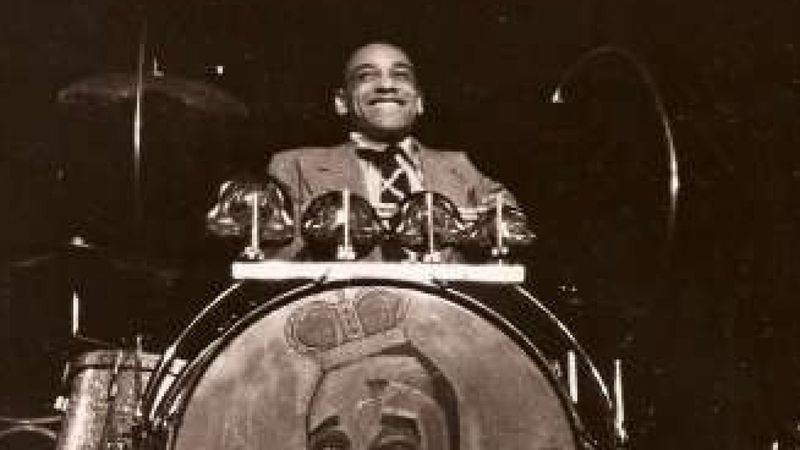 Chick Webb, American jazz drummer & bandleader, 1939